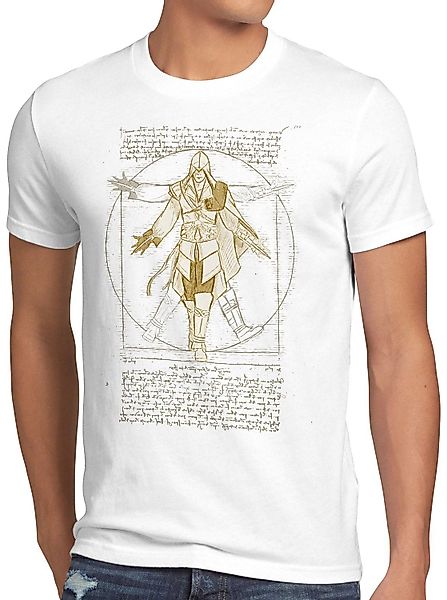 style3 T-Shirt Vitruvianischer Assassine desmond miles günstig online kaufen