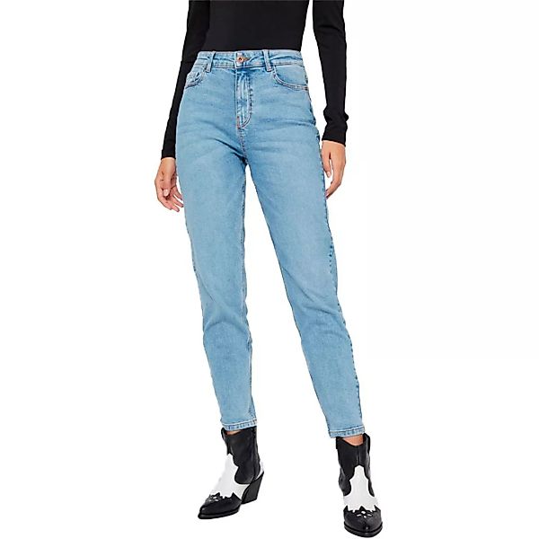 Pieces Kesia Mom Knöchel-jeans Mit Hoher Taille XL Light Blue Denim günstig online kaufen