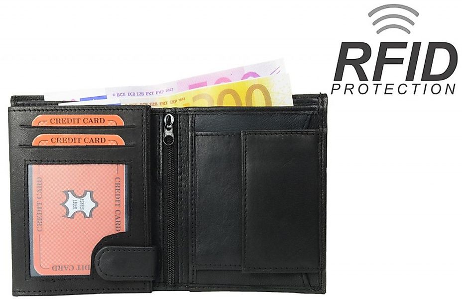 Geldbörse RFID Protect - Geldbörse Nappa-Leder günstig online kaufen