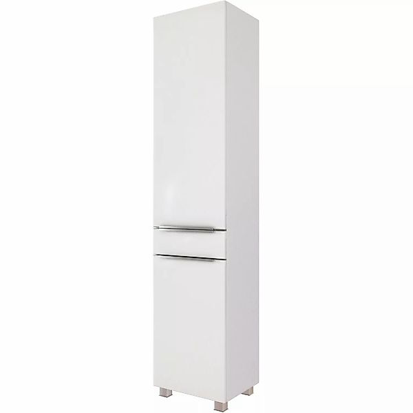 Held Möbel Hochschrank Monza 40 cm matt Weiß-Weiß günstig online kaufen