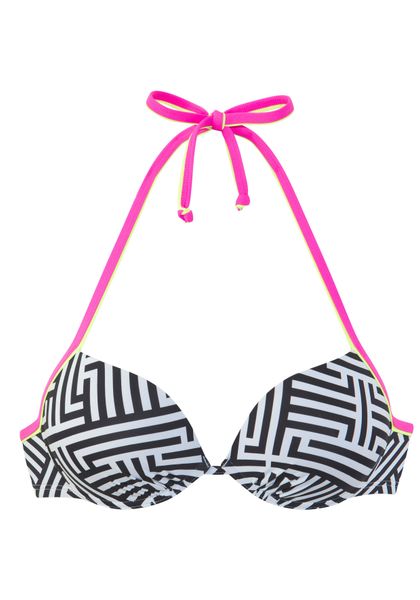 Buffalo Push-Up-Bikini-Top "Gioletta" Mit kontrastfarbigen Details günstig online kaufen