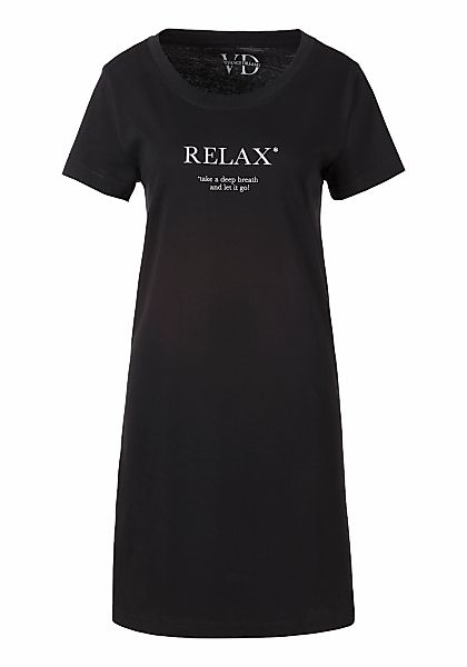 Vivance Dreams Nachthemd mit Statementdruck günstig online kaufen