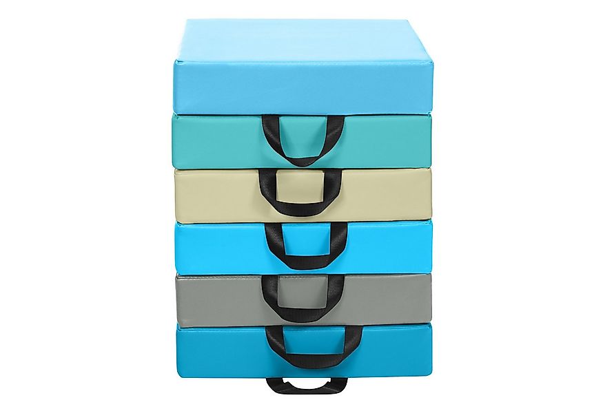 COSTWAY Bodenkissen 6er Set Kinder Sitzkissen, mit Griff & Reißverschluss günstig online kaufen