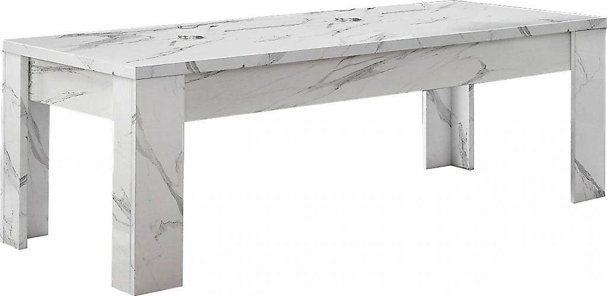 Home affaire Couchtisch "Carrara" (125 x 65 cm) günstig online kaufen
