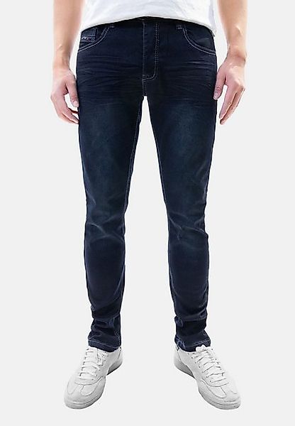 Jaylvis Regular-fit-Jeans Regular Denim Jeans mit Kontrastnähten und Falten günstig online kaufen