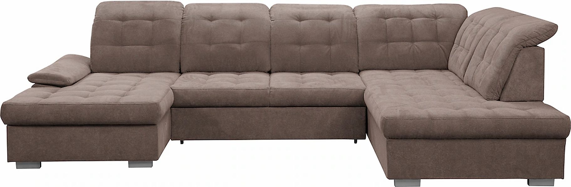 WERK2 Wohnlandschaft "Kordula-New Multifunktion Couch, Breite 332cm, U-Form günstig online kaufen