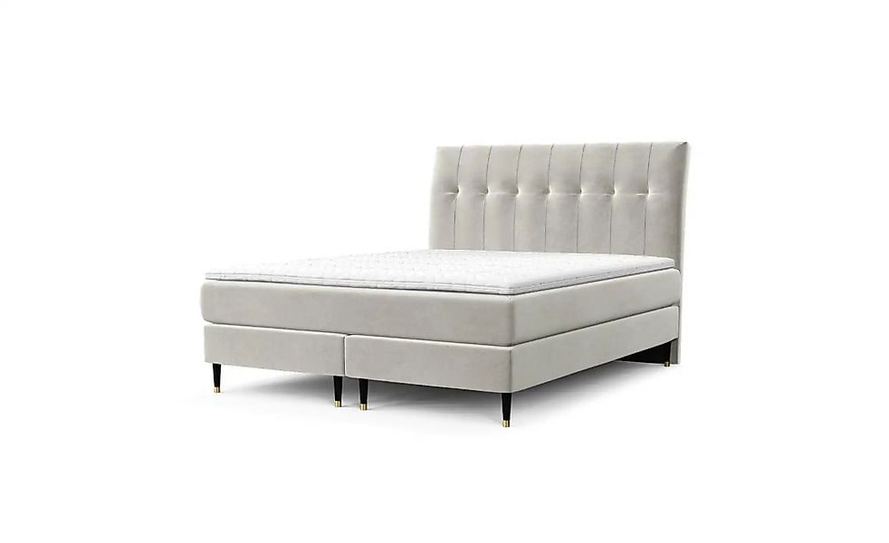 Boxspringbett   ¦ beige ¦ Maße (cm): B: 162 H: 120 Betten > Komfortbetten - günstig online kaufen