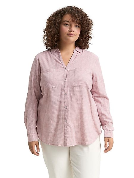 TOM TAILOR PLUS Shirtbluse mit aufgesetzten günstig online kaufen