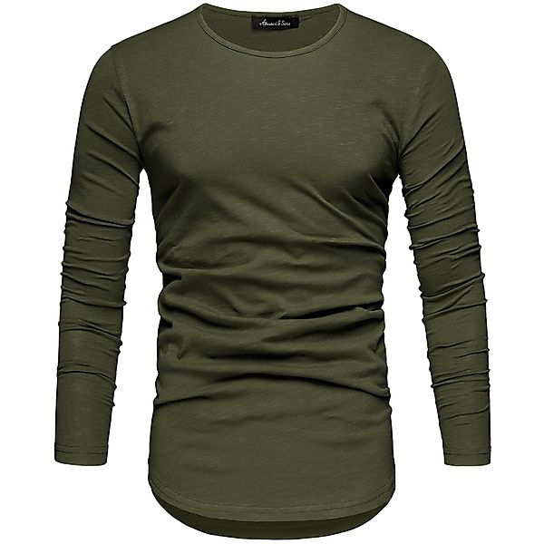 Amaci&Sons Rundhalsshirt FRISCO Langarmshirt günstig online kaufen