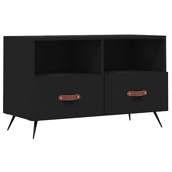 VidaXL TV-Schrank Schwarz 80x36x50 cm Holzwerkstoff  Modell 9 günstig online kaufen