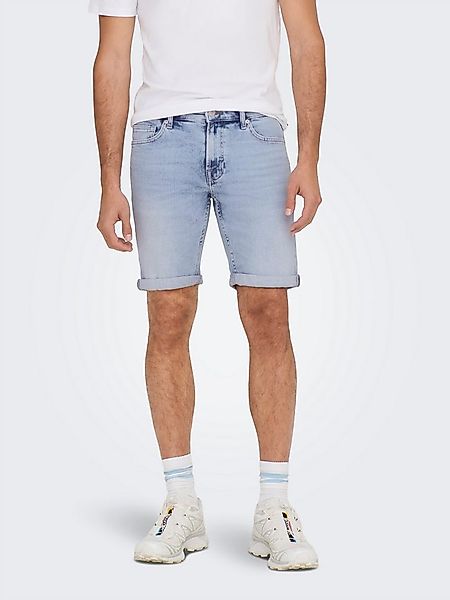 ONLY & SONS Jeansshorts ONSPLY LIGHT BLUE 5189 SHORTS DNM NOOS günstig online kaufen
