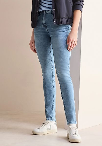 Cecil Slim-fit-Jeans "Style Vicky", in hellblauer Denim Waschung günstig online kaufen