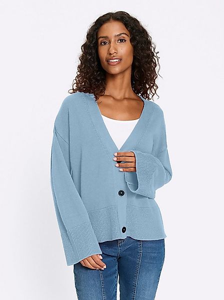 heine Strickjacke Cardigan Langarm Feinstrick günstig online kaufen
