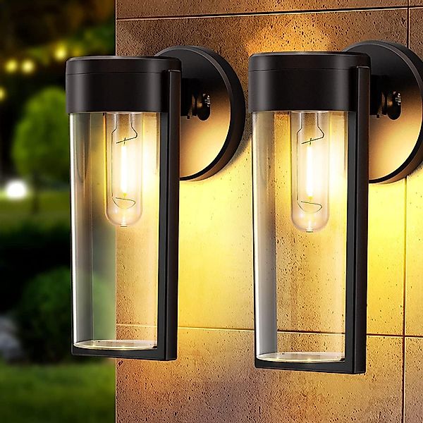 RWEUOQ Außen-Wandleuchte Solarlampen für Außen, 2 günstig online kaufen