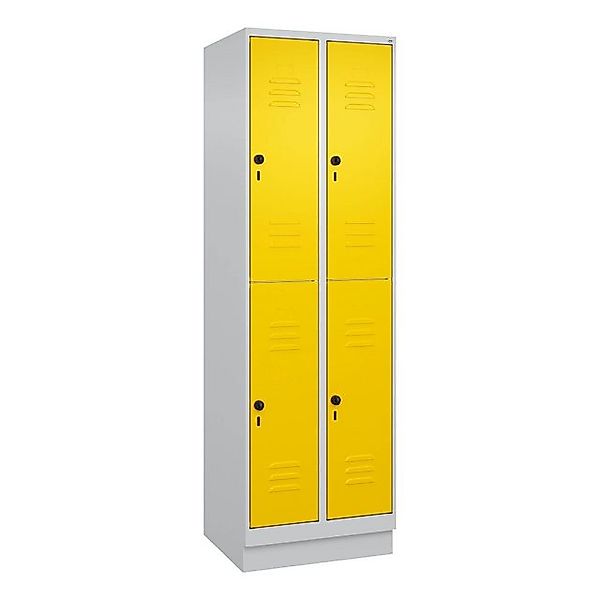 C+P Garderobenschrank Doppel-Garderobenschrank Classic Plus, Abteilbreite 3 günstig online kaufen