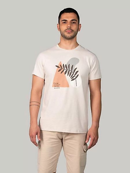 BLUVERD Kurzarmshirt T-Shirt mit Grafik (Change) günstig online kaufen