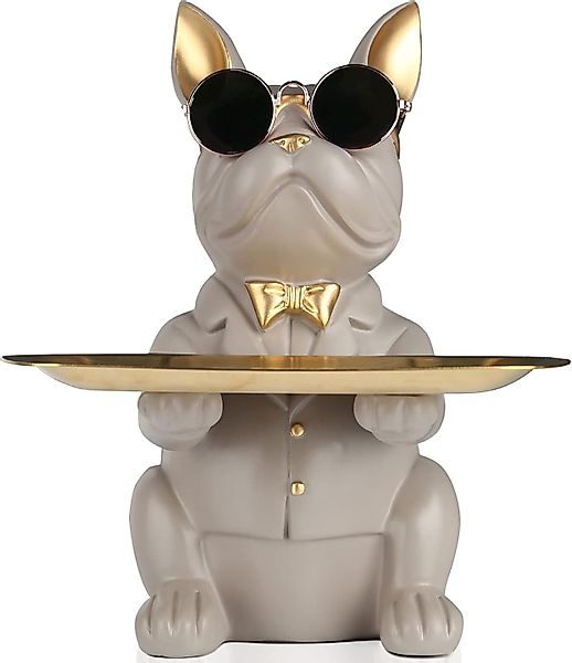 Coonoor Dekoschale Bulldogge Deko Skulpturen, Schlüsselbrett günstig online kaufen