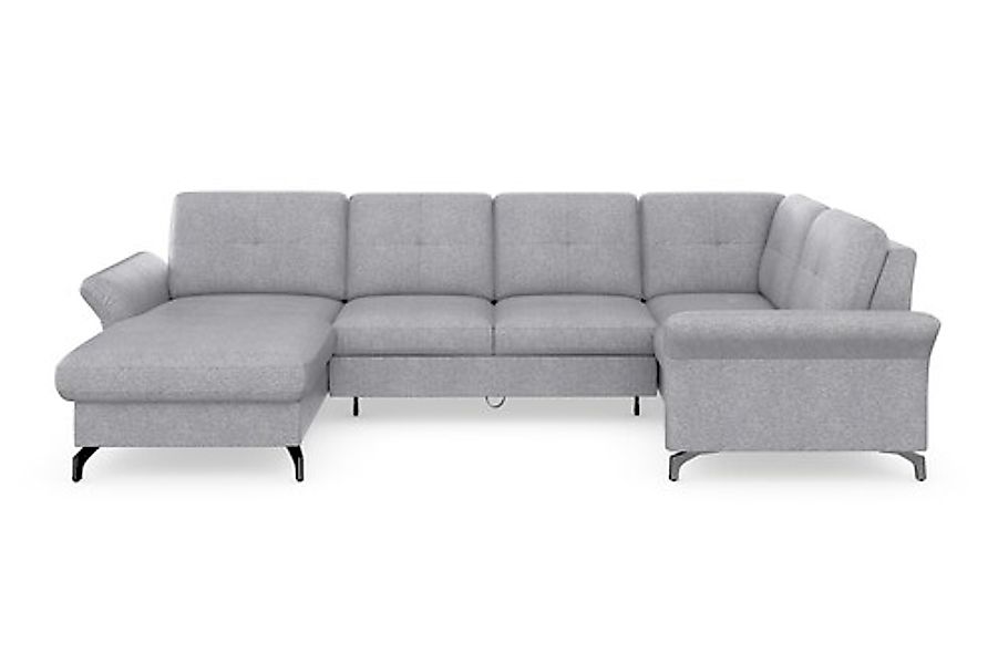 Home affaire Wohnlandschaft »Calando U-Form« wahlweise mit Bettfunktion, Be günstig online kaufen