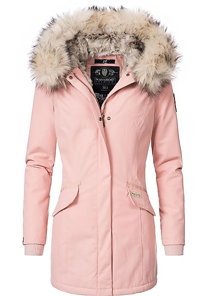 Navahoo Wintermantel "Cristal", stylischer Damen Winterparka mit Kunstfell- günstig online kaufen