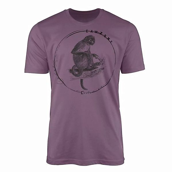 Sinus Art T-Shirt Evolution Herren T-Shirt kleiner Affe günstig online kaufen
