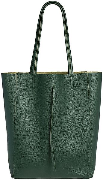 Caspar Schultertasche - Großer Damen Leder Shopper Tasche - CLASSIC LINE - günstig online kaufen