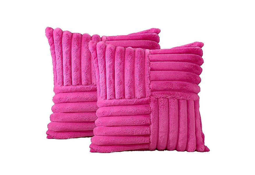 Coonoor Kissenbezug 45x45 cm Plüsch Samt Kissenbezüge Zierkissenbezüge Kiss günstig online kaufen