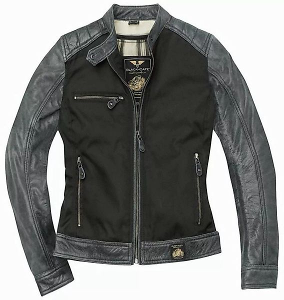 Black-Cafe London Motorradjacke Johannesburg Damen Motorrad Leder- / Textil günstig online kaufen