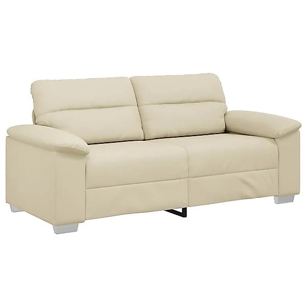 vidaXL 2-Sitzer-Sofa Creme 140 cm Kunstleder 4105339 günstig online kaufen