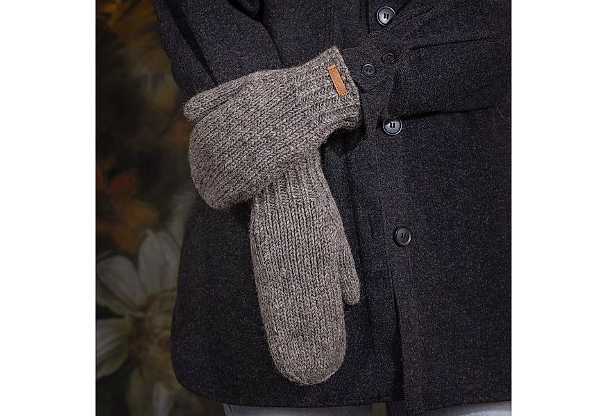 McRon Fäustlinge Modell Valerie gefüttert mit Fleece, hoher Schurwollanteil günstig online kaufen