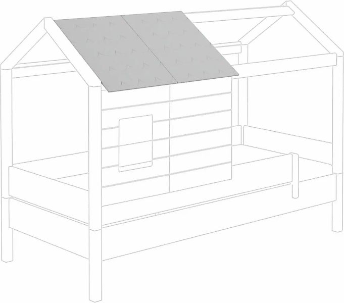 PAIDI Dachschindeln "TINY HOUSE", (Set, 2er-Set), individuell verstellbar, günstig online kaufen