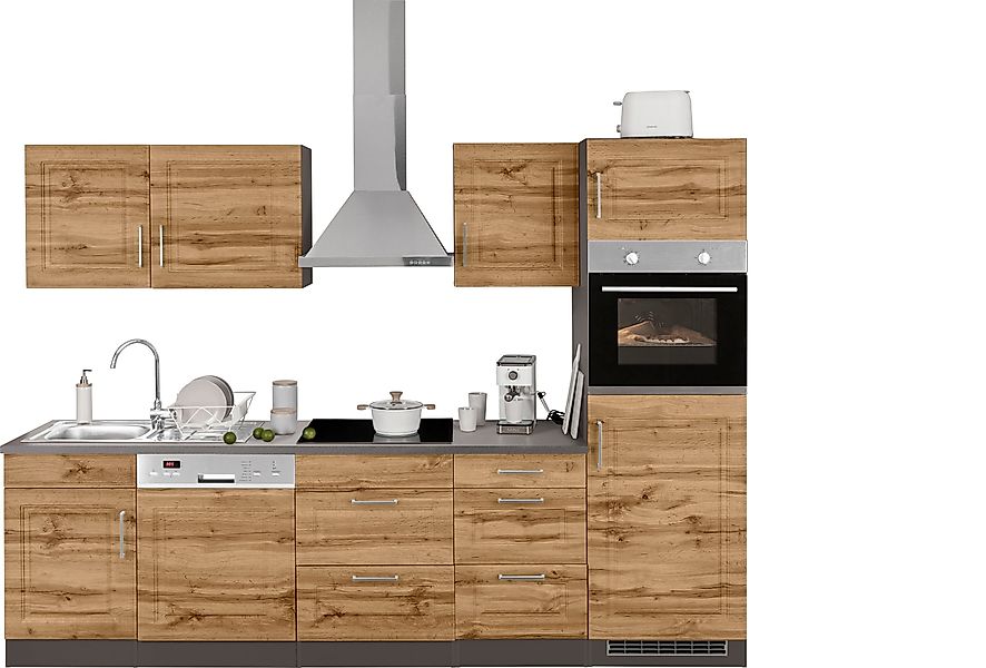 KOCHSTATION Küchenzeile KS-Stockholm, Breite 280 cm, günstig online kaufen
