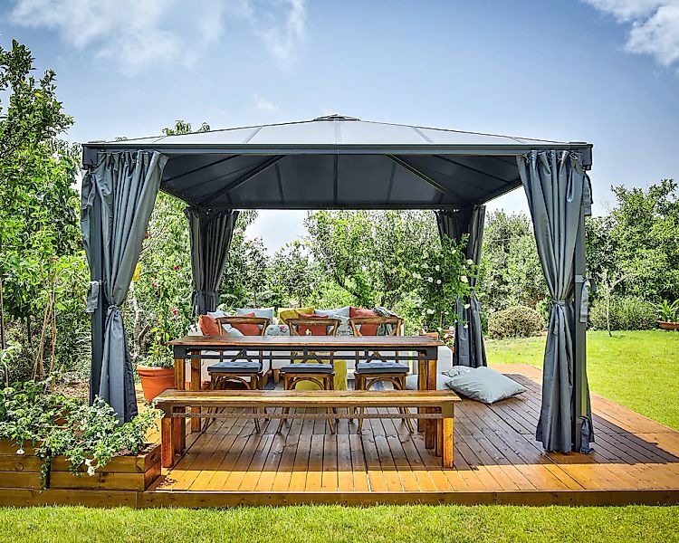 Palram - Canopia Pavillon "Palermo 3600" BxT: 360x360 cm günstig online kaufen