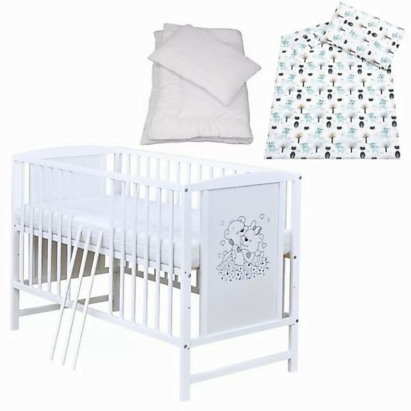 Baby-Delux Komplettbett Babybett Mia Komplettset, 7-tlg., Kinderbett 60x120 günstig online kaufen