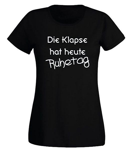 G-graphics T-Shirt Damen T-Shirt - Die Klapse hat heute Ruhetag Slim-fit, m günstig online kaufen