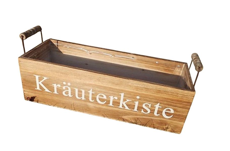 Deko-Impression Kräutertopf Kräuterkiste Kräutergarten Blumentopf Pflanzkis günstig online kaufen