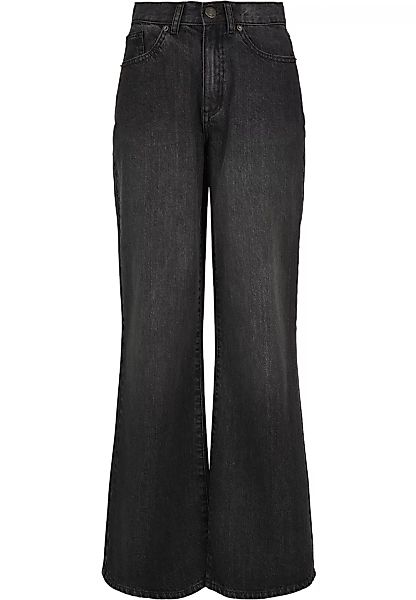 URBAN CLASSICS Bequeme Jeans "Damen Ladies Wide Leg Denim Pants", (1 tlg.) günstig online kaufen