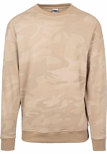 URBAN CLASSICS Rundhalspullover "Urban Classics Herren Camo Crewneck" 1 Stk günstig online kaufen
