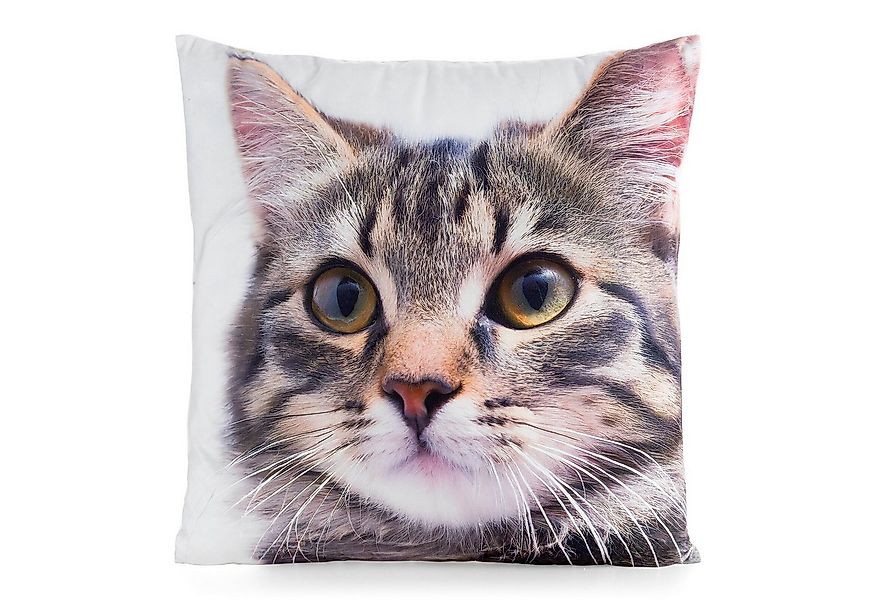 Eurofirany Kissenbezüge ANIMAL Kissenhülle mit Hunde- und Katzenmotiv 45x45 günstig online kaufen