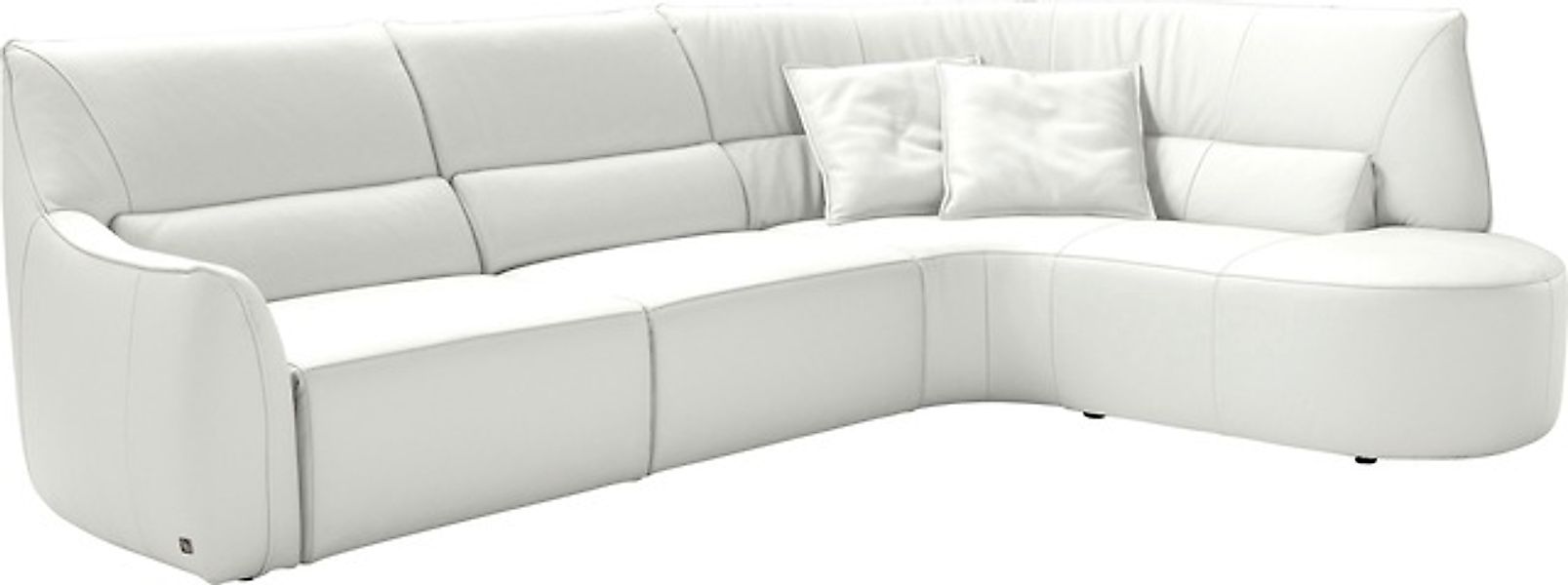 Egoitaliano Ecksofa »Puffy, extravagant & edel, Retro Designsofa, hoher Sit günstig online kaufen