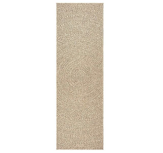 vidaXL Teppich Teppich ZIZUR 80x200 cm Jute-Optik Indoor und Outdoor, Recht günstig online kaufen