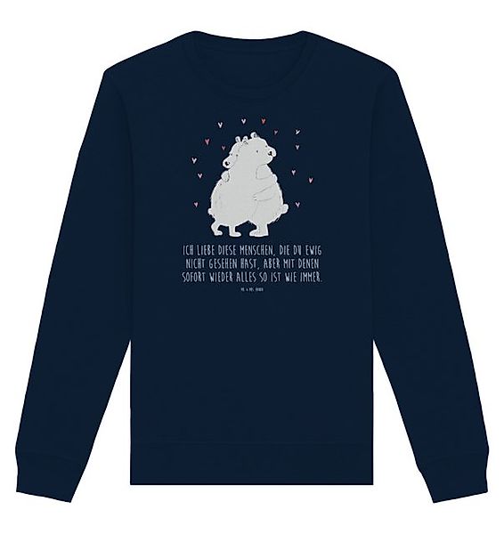 Mr. & Mrs. Panda Longpullover Eisbär Umarmen Größe XL - French Navy - Gesch günstig online kaufen