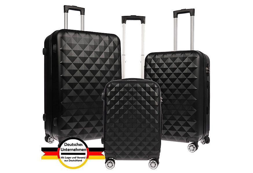 Weissmantel Kofferset Koffer 3er Set Kofferset Hartschalenkoffer Koffer Set günstig online kaufen