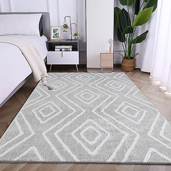 Vimoda Teppich Kurzflor Modern Super Weich, günstig online kaufen