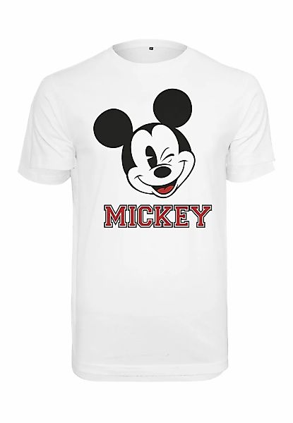 Merchcode T-Shirt "Merchcode Herren Mickey College Tee" 1 Stk. tlg. günstig online kaufen