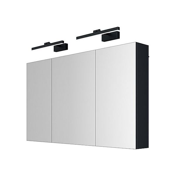 Mai & Mai Spiegelschrank mit Spiegellampe Badezimmerschrank Spiegelleuchte günstig online kaufen