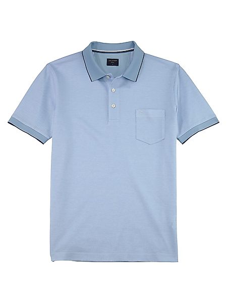 OLYMP Poloshirt Casual Two-Tone Piqué, Seitenschlitzen günstig online kaufen