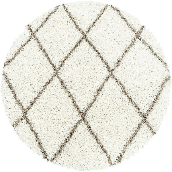 Ayyildiz Teppiche Hochflor-Teppich »ALVOR 3401«, rund, 50 mm Höhe, Shaggy, günstig online kaufen
