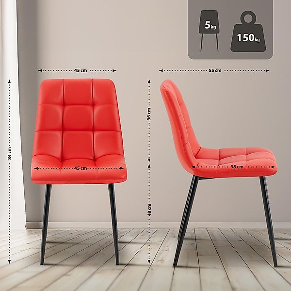 CLP Esszimmerstuhl Antibes, Polsterung mit Kunstleder-Bezug, günstig online kaufen