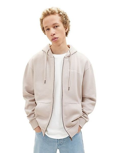 Tom Tailor Denim Herren Zip Hoodie Kapuzenpullover FULLZIP - Regular Fit günstig online kaufen