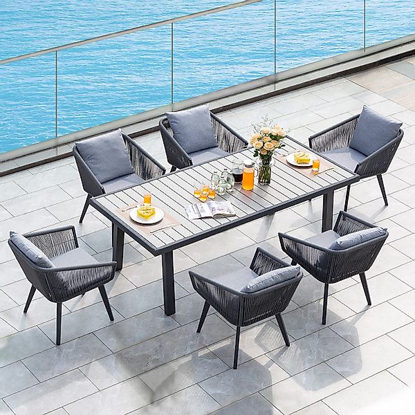 Rainsworth Gartenlounge-Set balkonmöbel set rattan, gartenlounge günstig online kaufen